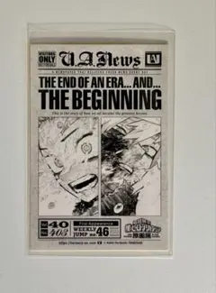 ヒロアカ原画展 入場者特典 緑谷出久 爆豪勝己