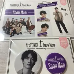 SnowMan 深澤辰哉 缶バッジ ステッカー