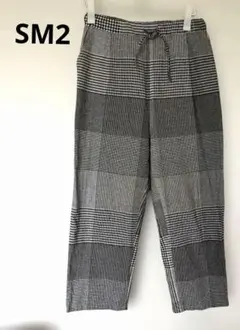 SM2/サマンサモスモス コットンリネン ストレートイージーパンツ