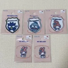 セリア　ワッペン　サンリオ　5枚セット