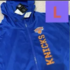 バスケ NBA KNICKS ジャケット 速乾 水陸　薄手 パーカー Lのサムネイル