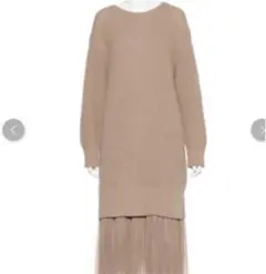 ミラオーウェン  ニットワンピース