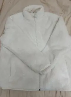 「CLOSSHI ボアフリースジャケット（ホワイト）」