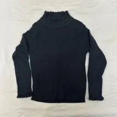 Rope Picnic タートルネック セーター黒・ 120