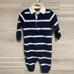 未使用品　Ralph Lauren ラガーシャツ ロンパース 6M