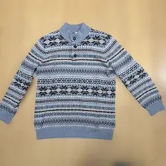 4*1様 Eddie Bauer ノルディック柄ニットセーター M
