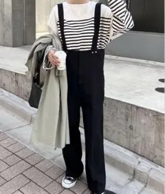 ディスコートコットンツイルサロペット