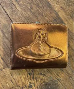 Vivienne Westwood 二つ折り財布 がま口 メタリックブラウンのサムネイル