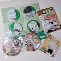 ONE PIECE ゾロ 缶バッジ アクリルスタンド