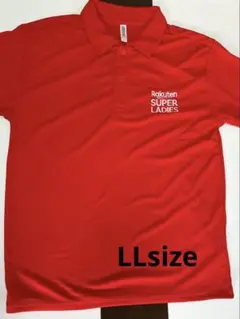 楽天スーパーLADIES ポロシャツ LLサイズ 赤 新品未使用 ゴルフのサムネイル