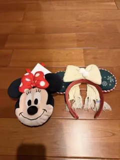 クリスマスカチューシャ2025とミニーマウスショルダーバック