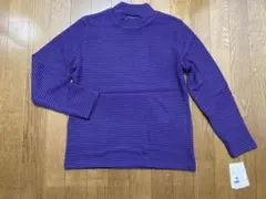 閉店在庫一掃セール（秋冬物）㊹新品タグ付　ネイビ＆ピンクボーダーカットソー　M