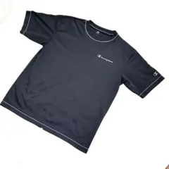 Champion（チャンピオン） コントラストステッチ Tシャツ ブラック L