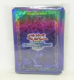 遊戯王 WCS2024 スリーブ 未開封 紫 青　yu-gi-oh スリーブ『WCS2024紫』100枚入り【-】{-}《スリーブ》