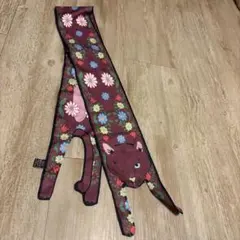 猫柄 花柄 スカーフ
