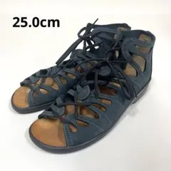 ドイツ製 本革 GANTER サンダル 編み上げ コンフォート