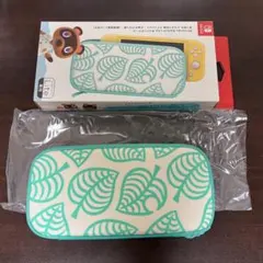 switch lite キャリングケース あつまれ どうぶつの森 たぬきアロハ柄