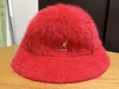 KANGOL フリース バケットハット レッド