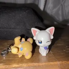 ワンダフルプリキュアの猫「ユキ」と魔法つかいプリキュアのモフルンルームライトくま