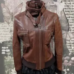 フェアリーグランジ ライダースジャケット 平成レトロ レジャー