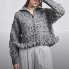 フリンジニット