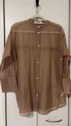 SNIDEL シアーシャツ ブラウス ベージュ