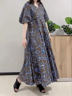 1回着用　美品　アフリカンフラワープリントワンピース　お値引き交渉はいたしません 2026年最新】アフリカンフラワープリントの人気アイテム - メルカリ