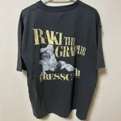 新品　Ｌ　ドレスキャンプ 範馬刃牙 トリケラトプス拳かすれ Tシャツ　半袖