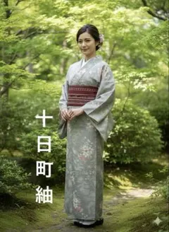 【逸品】●新潟県伝統工芸品●【十日町紬】●手引真綿●草木染●紬●着物