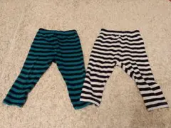 ユニクロ レギンス パンツ 80 2枚セット