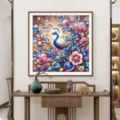 児玉三鈴「孔雀」日本画 金箔・金泥仕様 共シール H-F - メルカリ