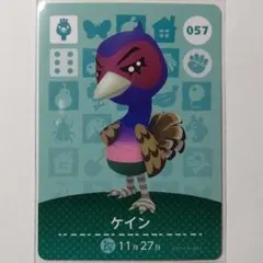 どうぶつの森　amiiboカード　ケイン