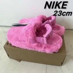 NIKE ナイキ CALM MULE SE ピンク モコモコ ミュール 23cm