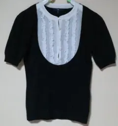 半袖ニットカットソー