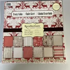 Recollections Frosty Cabin ペーパーパッド 33枚
