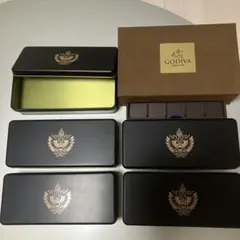 GODIVA 空き箱 ツッカベッカライ 空き缶5缶のサムネイル
