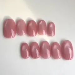 現品 ネイルチップ ピンクマグネット ワンカラー y2k ウィッシュコア