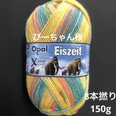 NEW オパール毛糸　アイスエイジ　8本撚り　150g 11572 北極の夕日