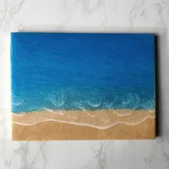 sunrise＊4号キャンバス 絵画 原画 風景画 海 夏 ハワイ 沖縄 人気