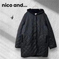 ニコアンド フード付きキルティングロングスカート オシャレ カジュアル シンプル