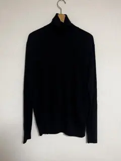UNIQLO メリノタートルネック ニット　メンズXL ブラック