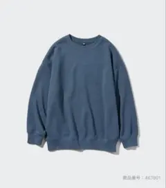 UNIQLO スウェット　クルーネックシャツ　WOMEN Blue XL
