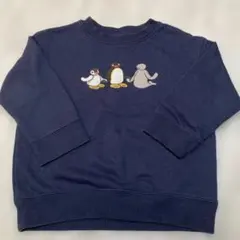 ピングー　刺繍 トレーナー　ユニクロ 100cm