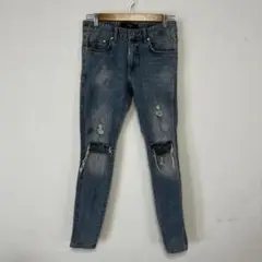 represent リプリゼント スキニージーンズ ダメージ デニム