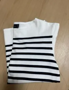 SAINT JAMES ナヴァル 白×黒ボーダー長袖Tシャツ