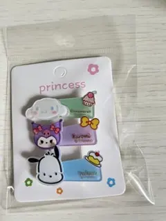 【週末セール】サンリオ前髪クリップ 3個セット シナモロール クロミ ポチャッコ