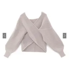 カシュクールニットトップス[mb1515] オフベージュ GRL