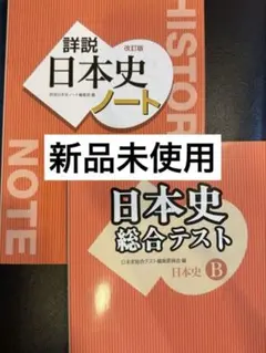 【新品未使用】詳説日本史B 詳説日本史ノート 日本史総合テスト 2冊セット