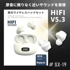 ワイヤレスイヤホン 真のワイヤレスヘッドセット HIFI V5.3 1705