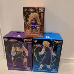 ドラゴンボール一番くじ A賞孫悟空超サイヤ人3 C賞 ベジット E賞 バーダック